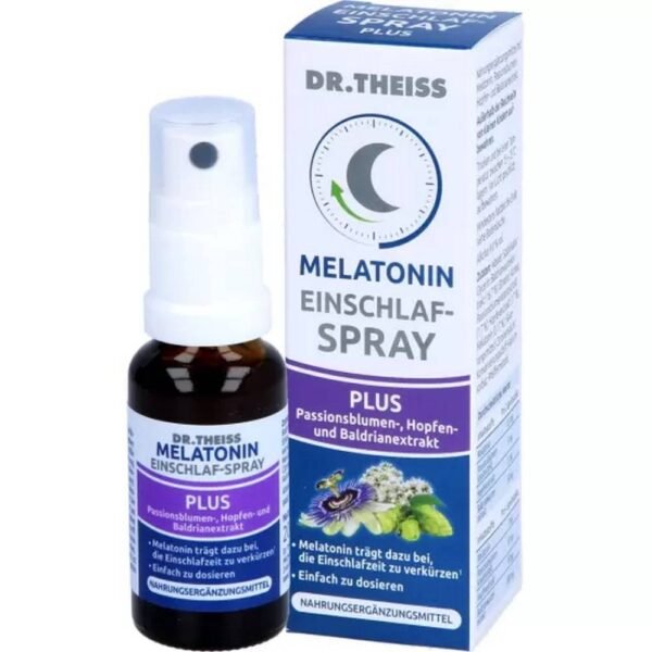 Helps improve sleep quality - Naturprodukt Dr. Theiss Melatonin Plus Sleep Spray,