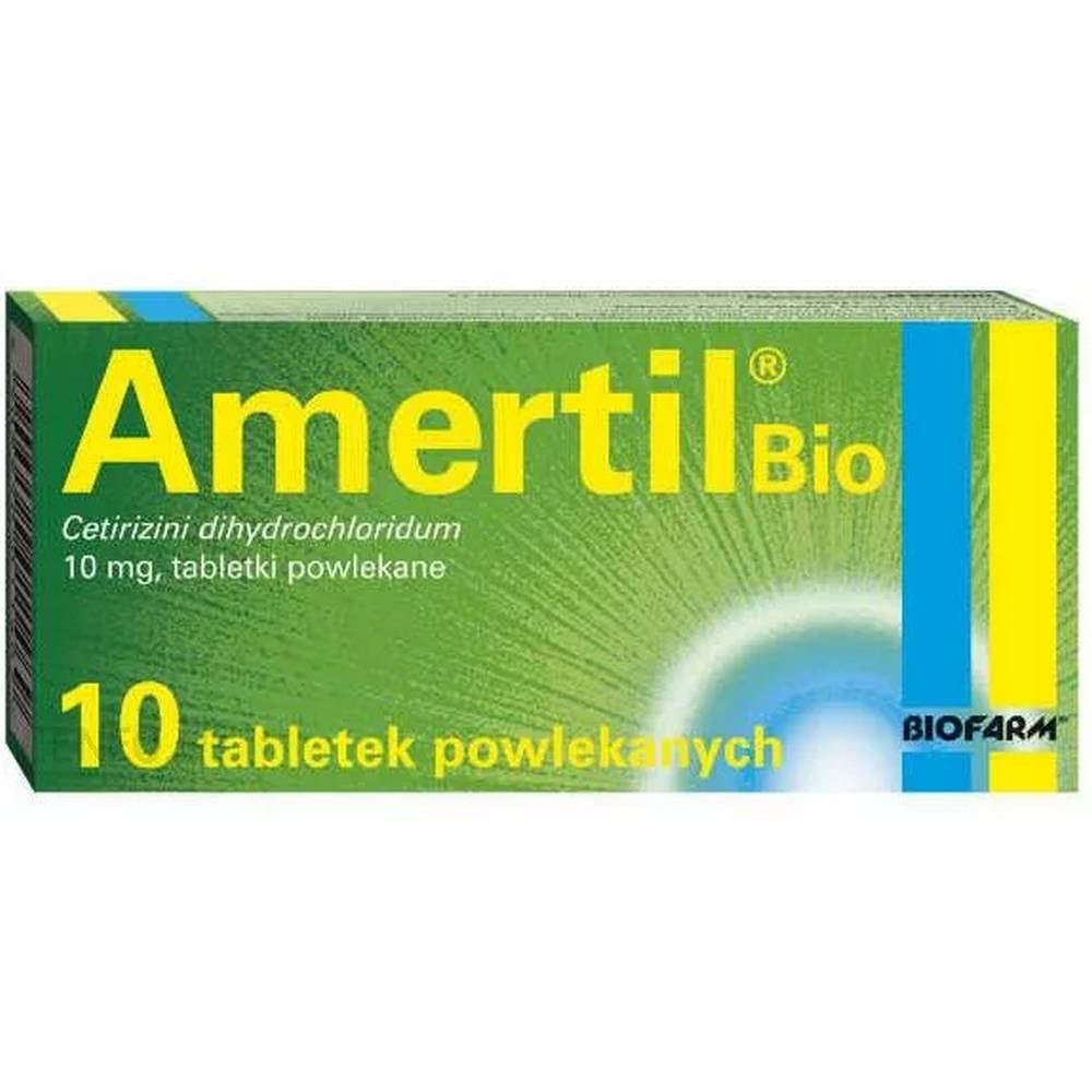 AMERTIL BIO Allergy medicine 10 mg ,AMERTIL BIO Lek na alergię uczulenie ,10 mg ,20