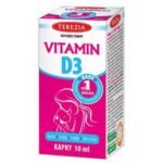Terezia Vitamin D3 Baby From Birth 400 IU 10ml – a liquid vitamin D3 supplement designed for babies from birth, providing 400 IU of vitamin D3 per dose to support healthy bone development and immune function.