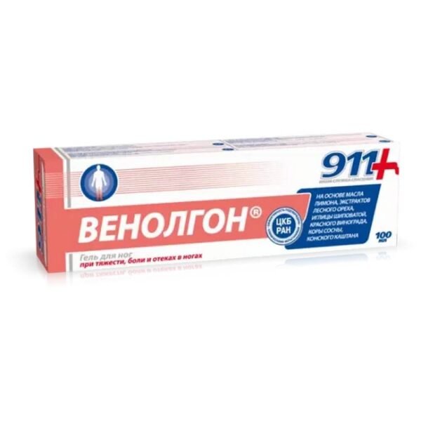 Reducing swelling and inflammation from varicose veins - Twins Tec 911 Venolgon Gel,