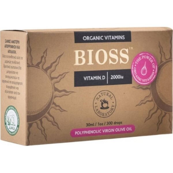 Normalisation des niveaux de vitamine D - Amhes Bioss Organic Vitamins Vitamin D 2000IU,