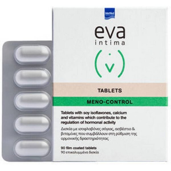 Вагинальный дискомфорт-InterMed, Eva Intima, 90 tablets, Инфекции мочевыводящих путей -InterMed, Eva Intima, 90 tablets, Симптомы гормонального дисбаланса-InterMed, Eva Intima, 90 tablets, Защита интимной зоны -InterMed, Eva Intima, 90 tablets