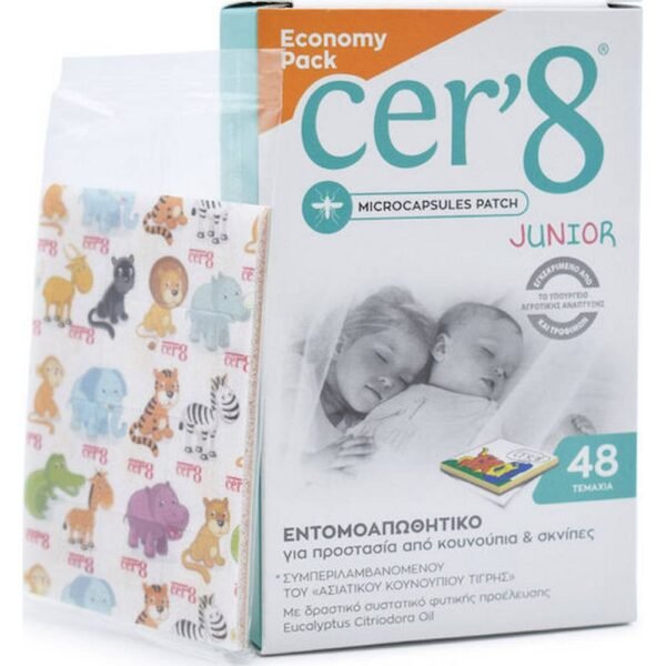 Protección contra picaduras - Vican Cer'8 Junior Insect Repellent Stickers,
