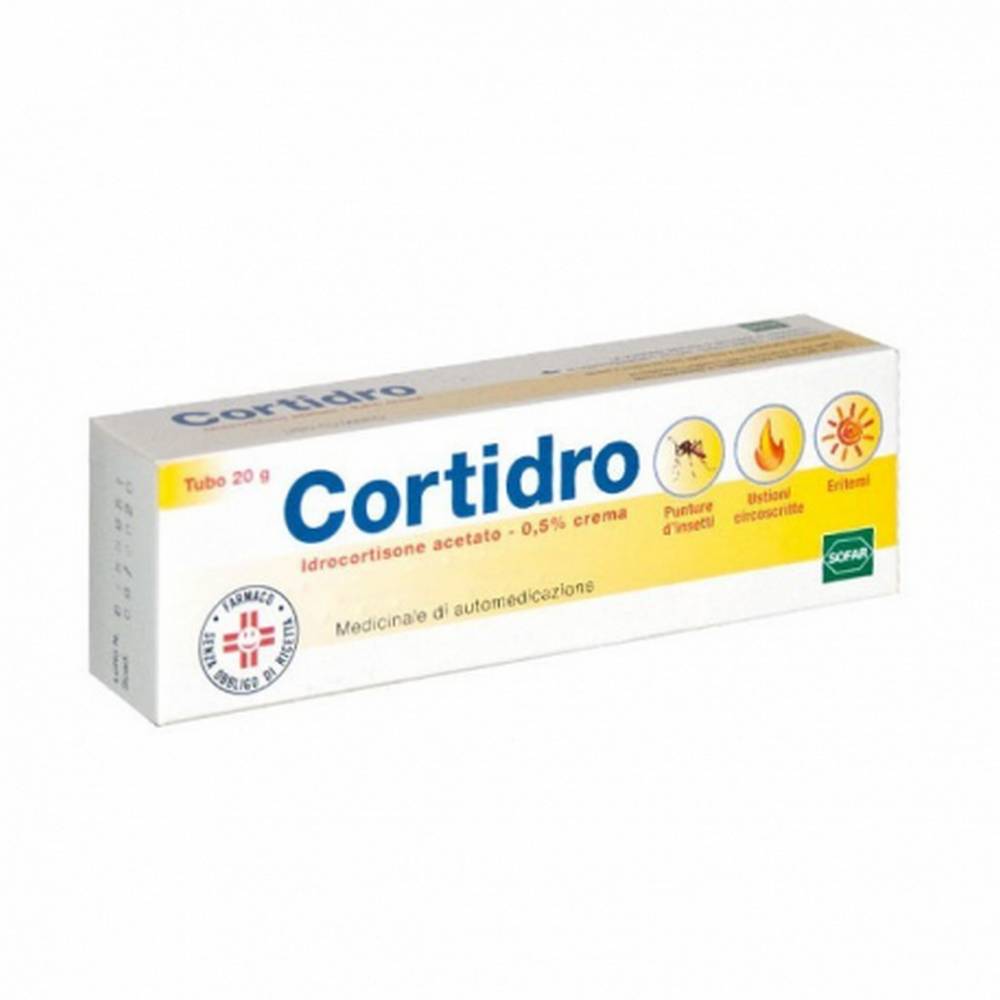 Cortidro 0.5% Hydrocortisone Acetate Anti-Irritation Cream, 20g