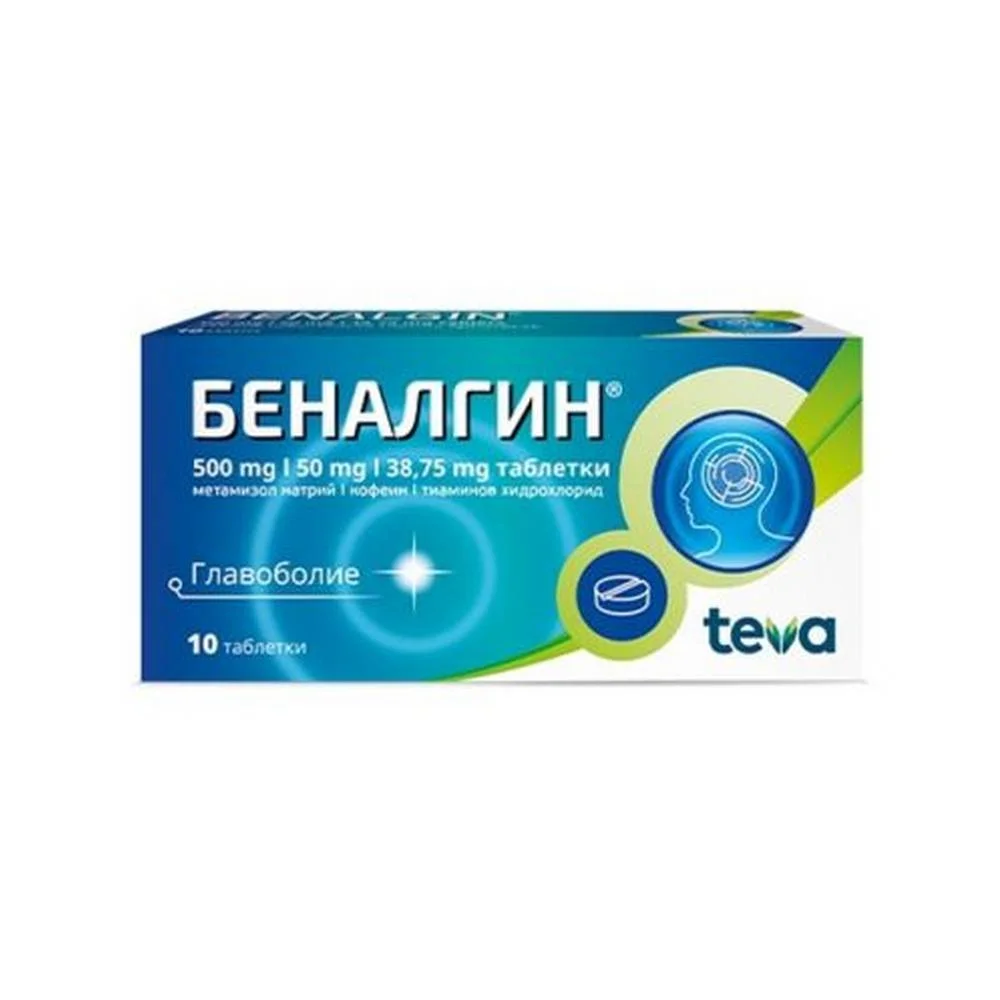 Teva Benalgin – Fast & Effective Pain and Fever Relief | 10 Tablets