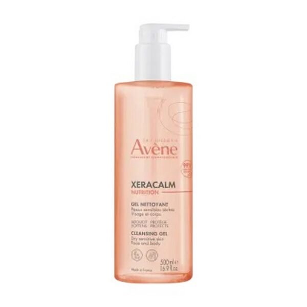 Avène XeraCalm Nutrition Cleansing Gel 500ml is a gentle, nourishing cleansing gel for very dry, itchy, and atopic-prone skin.
