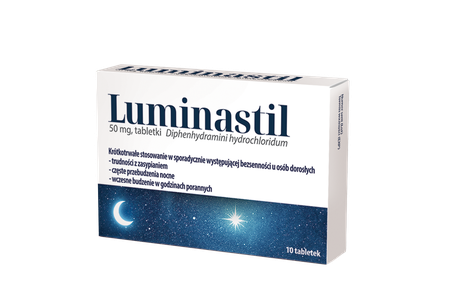 Luminastyl 50 mg 10 blue tablets