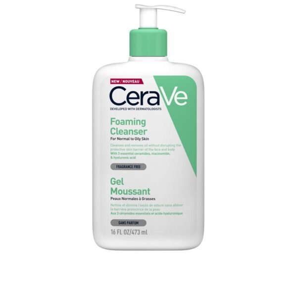 Gentle foaming cleanser with ceramides and niacinamide, removes excess oil and impurities while maintaining the skin's natural barrier.