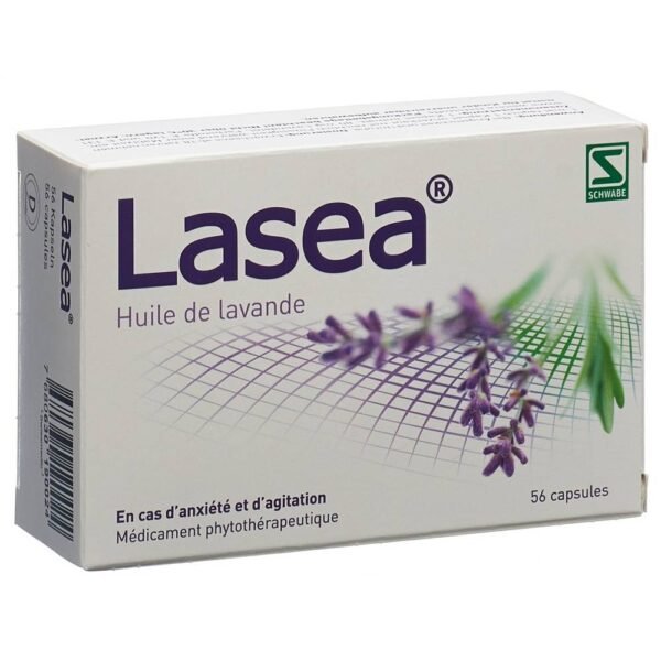 Dr. Willmar Schwabe Lasea 56 es un sedante a base de hierbas que se utiliza para tratar la ansiedad en estados de ánimo ansiosos.
