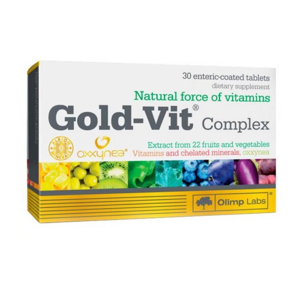 Complemento alimenticio OLIMP GOLD-VIT COMPLEX: el poder natural de las vitaminas.