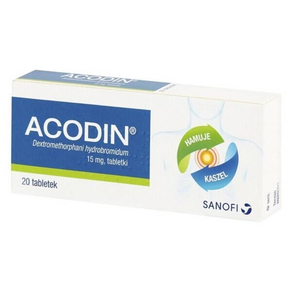 Tos seca e improductiva - Sanofi Aventis Acodin 15 mg 20