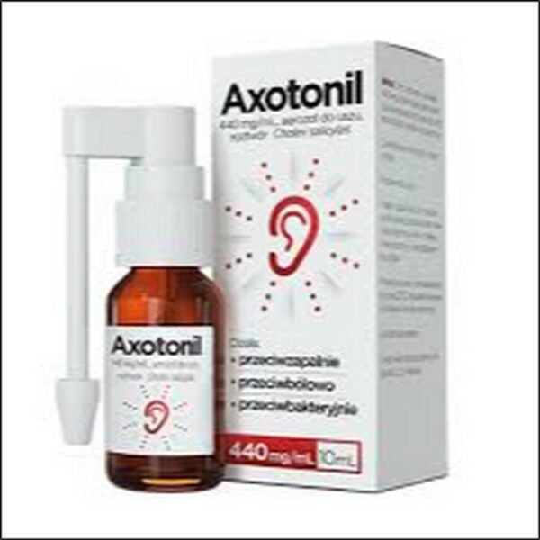 Inflammation de l'oreille - Axotonil, solution spray auriculaire 440mg/ml, 10 ml