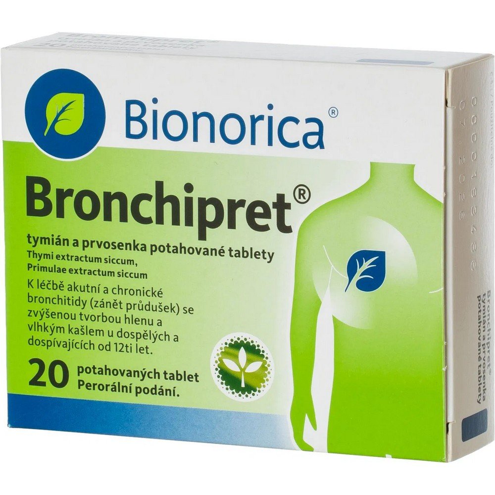 bronchipret 20 tablets Bronchipret tablets are a natural herbal remedy designed to relieve symptoms of acute and chronic bronchitis and respiratory infections.