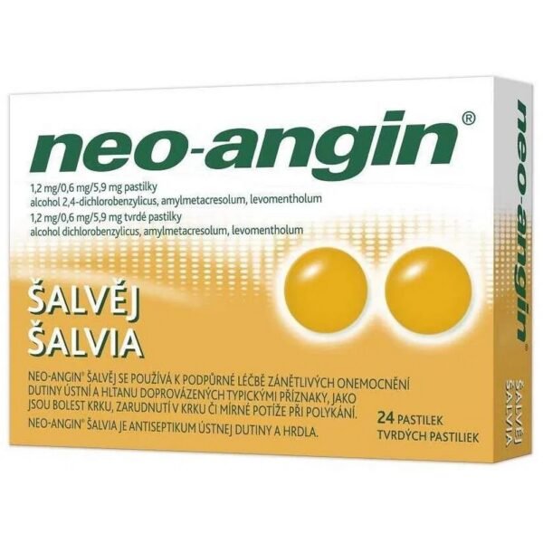 Neo-angin Sage throat lozenges are designed to provide relief from sore throat and hoarseness.