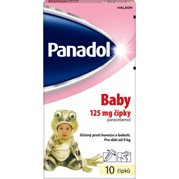 Panadol Baby 125 mg suppositories are specifically designed to reduce fever and alleviate pain in babies and young children.