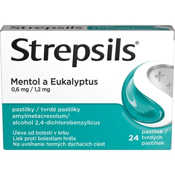 Strepsils Menthol and Eucalyptus lozenges provide soothing relief for sore throats while helping to fight bacterial and viral infections.